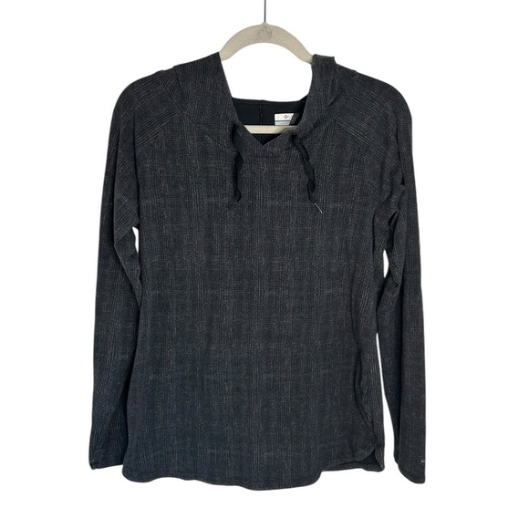 Columbia Black & Gray Hoodie State of Mind Pullover Lightweight Womens Sz Medium - Picture 1 of 9